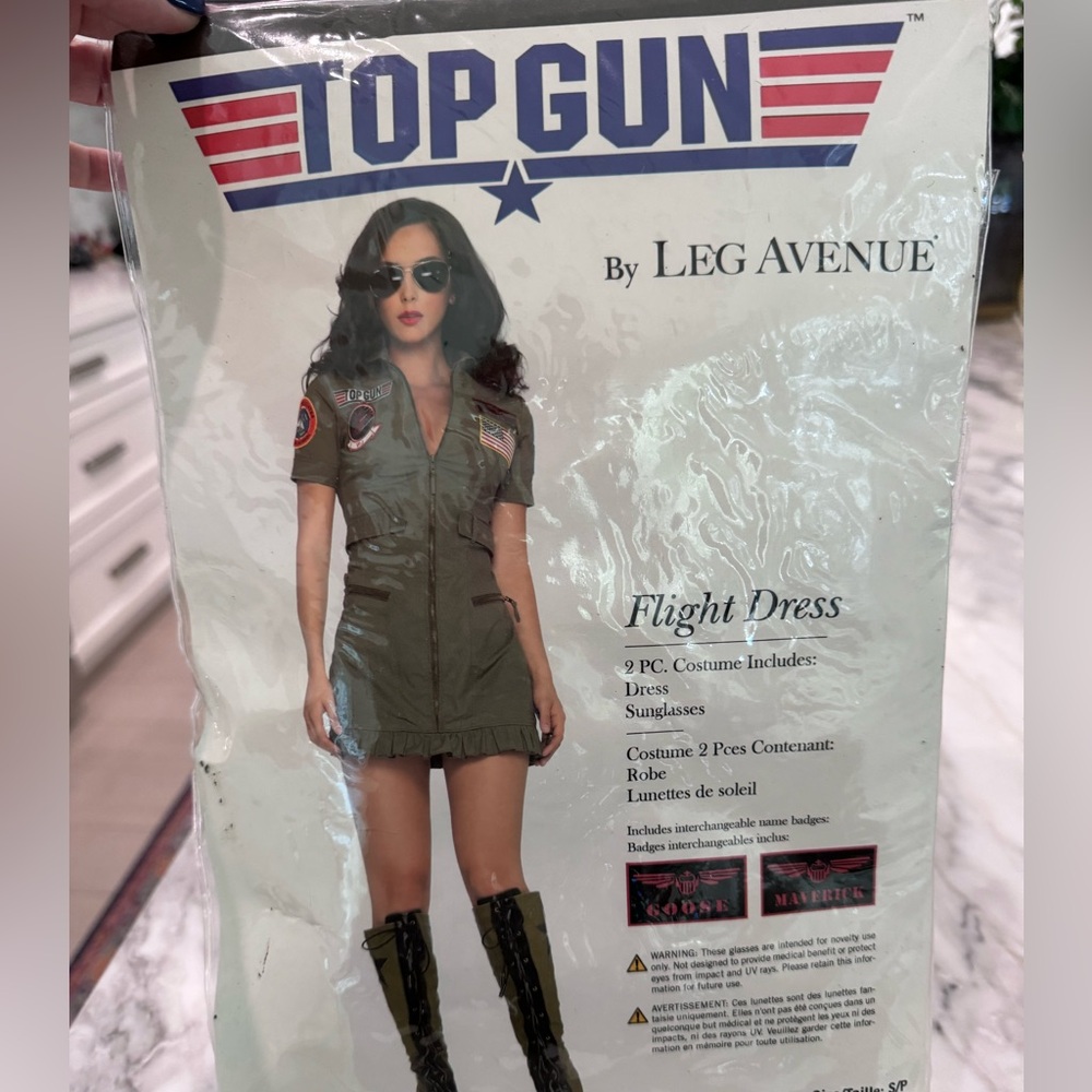 Top Gun by Leg Avenue Woman’s flight dress costume size Small